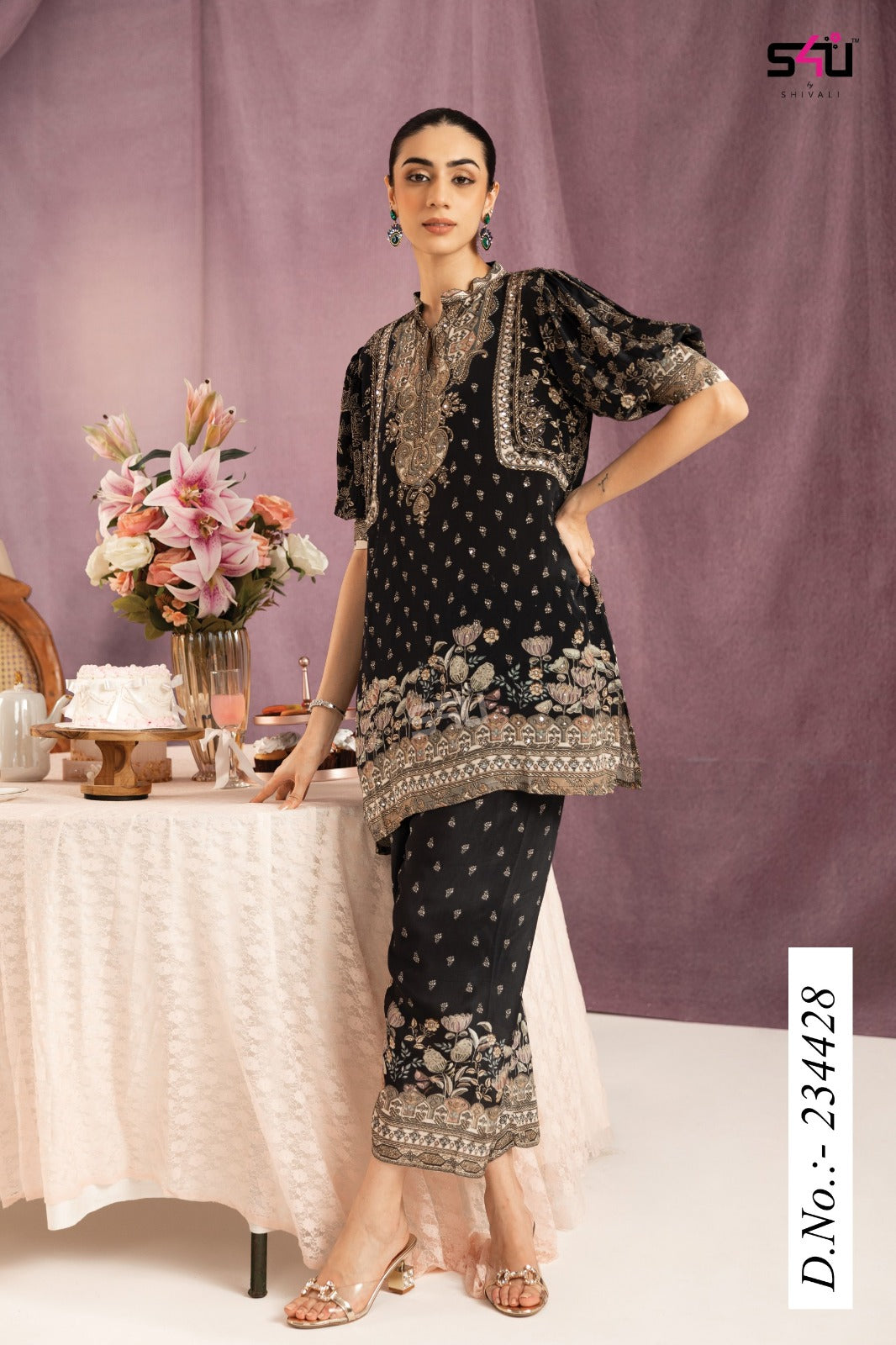 Premium Printed Kurti kod Set