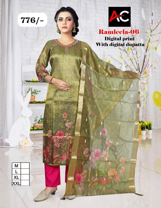 Ramleela-07 Digital Print Suit With Digital Dupatta